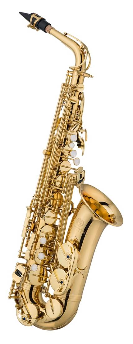 JAS1100Q Eb Alto Saxophone, F#, Gold Lacquer w/Case
