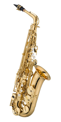 JAS1100Q Eb Alto Saxophone, F#, Gold Lacquer w/Case