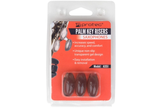 Saxophone Palm Key Risers (Set of 3)