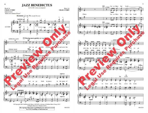Jazz Introit and Benedictus - Curry - SATB