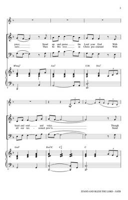 Stand and Bless the Lord - Fettke - SATB