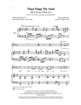 Then Sings My Soul (How Great Thou Art) - Hine/McDonald - SATB