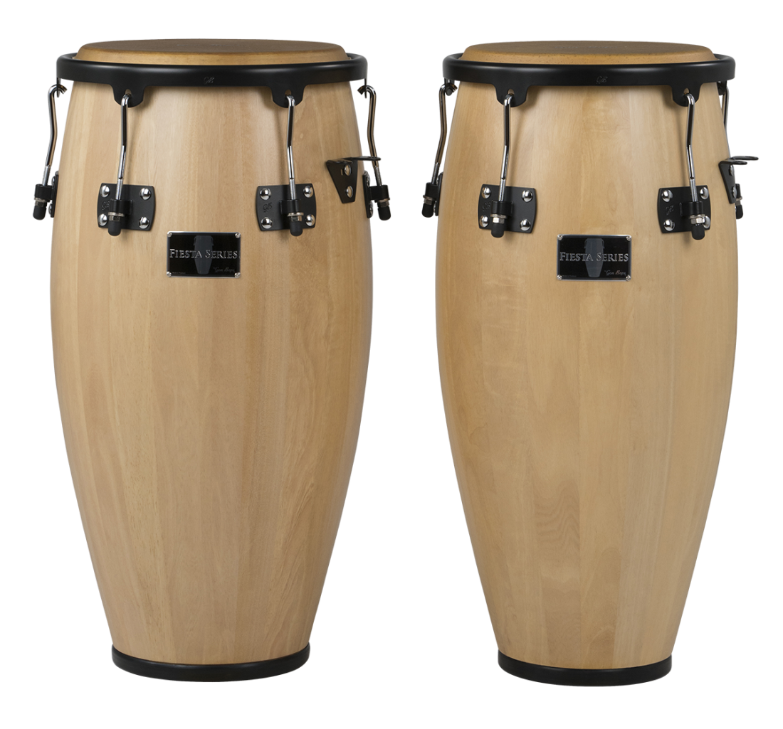 Fiesta 11&12\'\' Congas with Stand - Natural
