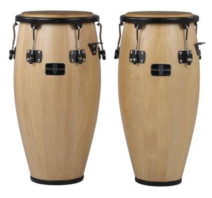 Gon Bops - Fiesta 11&12 Congas with Stand - Natural
