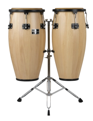 Fiesta 11&12\'\' Congas with Stand - Natural