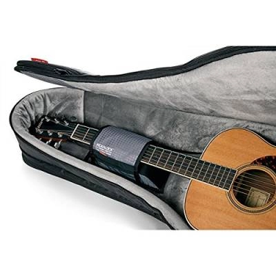 M80 Hybrid Guitar Case for 1 Acoustic & 1 Electric Guitar - Black