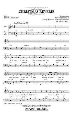 Christmas Reverie - Macdonald - SATB