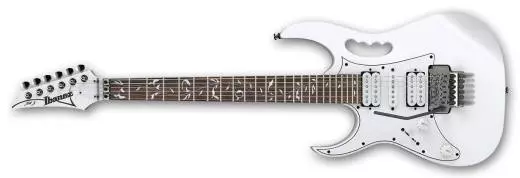 JEM Junior Steve Vai Signature Electric Guitar with Vine Inlay - Left Hand - White