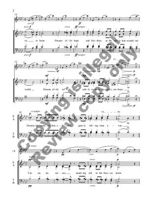 Dreams offer solace - Chatman - SATB