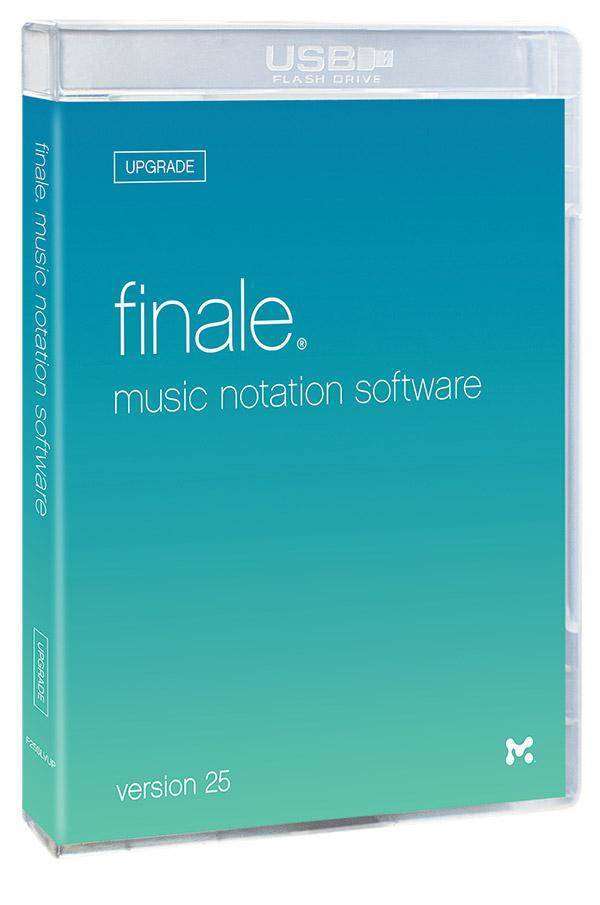 Finale Version 25 Music Notation Software Box Upgrade