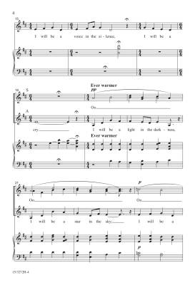 I Will Be the Light - Custer - SATB