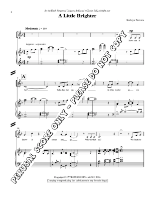 A Little Brighter - Parrotta - SATB