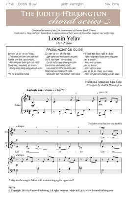 Loosin Yelav - Armenian/Herrington - SSA