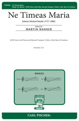 Carl Fischer - Ne Timeas Maria - Haydn/Banner - SATB