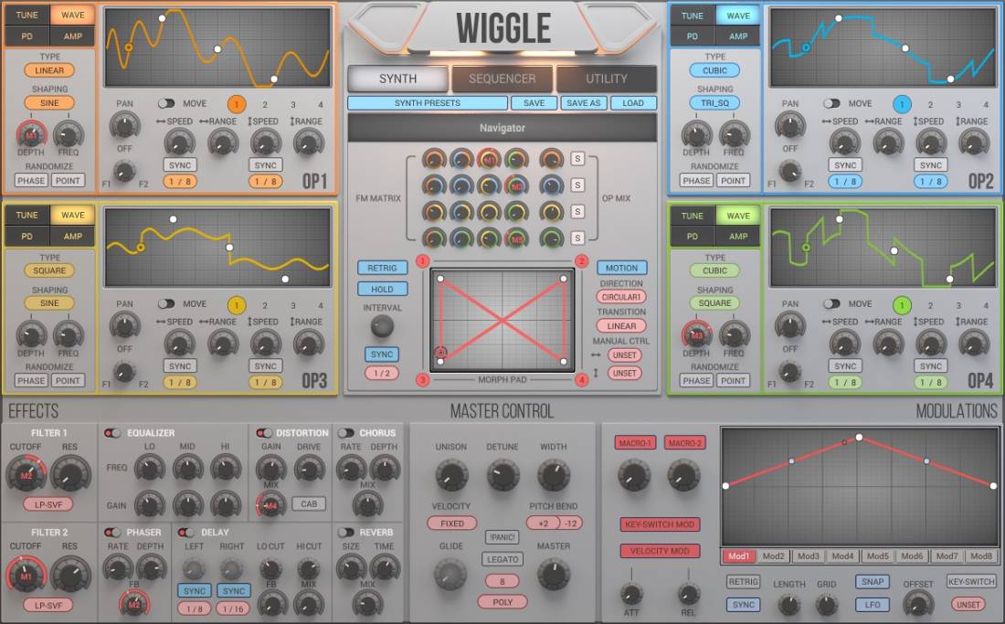 Wiggle Dynamic Waveshaping Synthesizer - Download