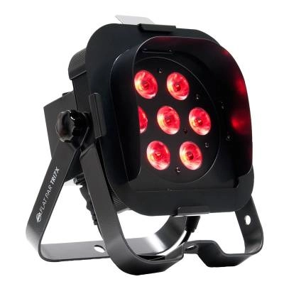 American DJ - Flat Par TRI7XS Ultra Bright Low Profile LED Par, DMX