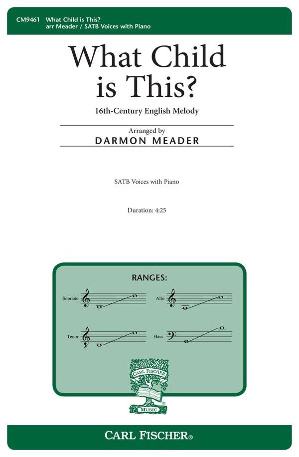 What Child is This? - Dix/Meader - SATB