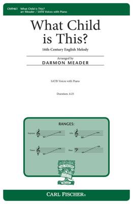 Carl Fischer - What Child is This? - Dix/Meader - SATB