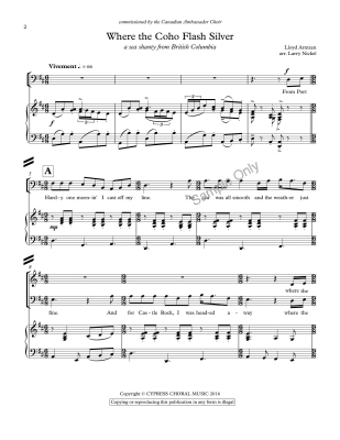 Where the Coho Flash Silver - Arntzen/Nickel - SATB