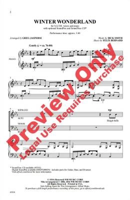 Winter Wonderland - Smith/Bernard/Jasperse - SATB