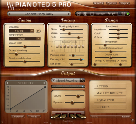 Pianoteq Concert Harp Instrument Add-on - Download