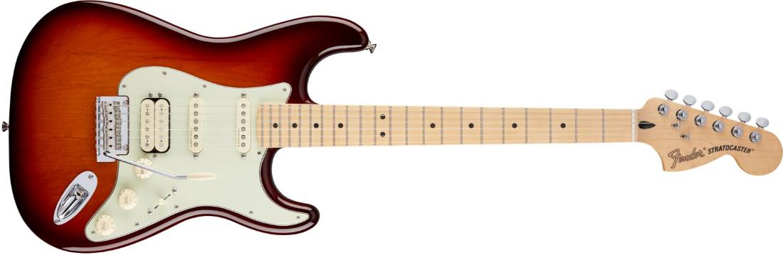 Deluxe Stratocaster HSS, Maple Neck, Tobacco Sunburst