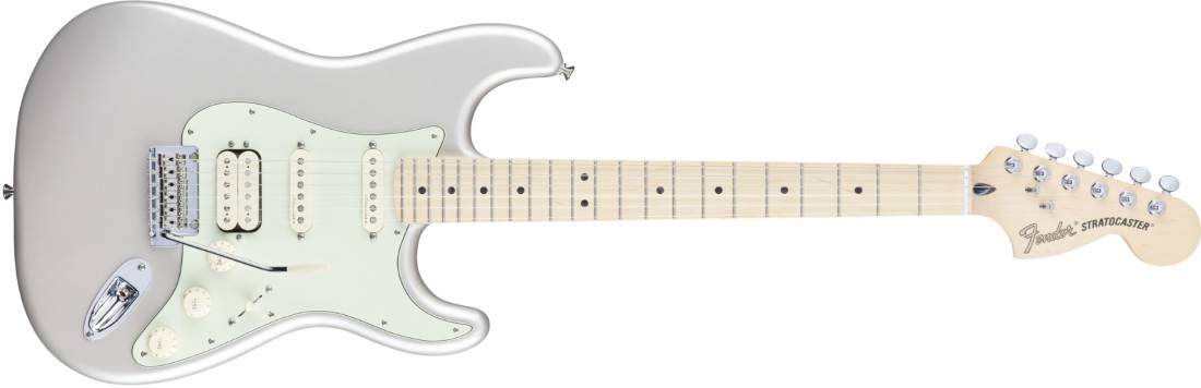 Fender Deluxe Stratocaster HSS, Maple Neck, Blizzard Pearl