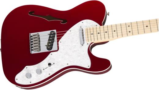 Deluxe Telecaster Thinline, Maple Neck, Candy Apple Red