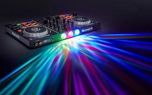 Party Mix DJ Controller with Built-In Light Show