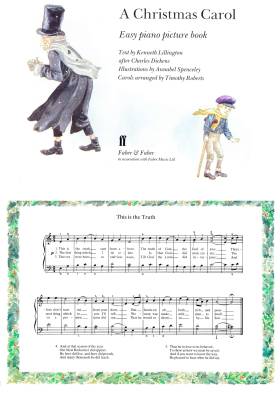 A Christmas Carol:  Easy Piano Picture Book - Dickens /Lillington /Spenceley /Roberts - Piano