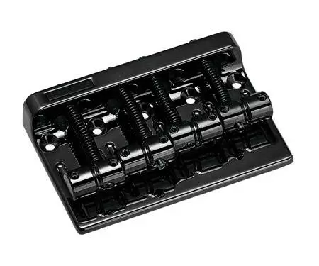 4-String Bass Bridge, 19mm String Spacing - Black