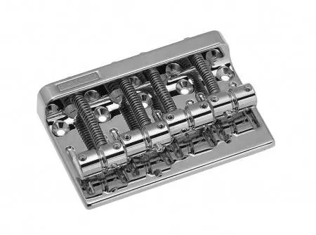 4-String Bass Bridge, 19mm String Spacing - Chrome