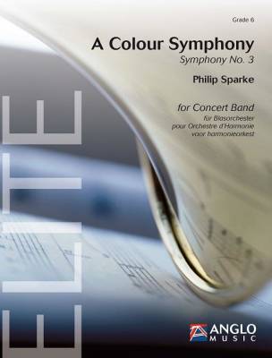 Anglo Music Press - A Colour Symphony (Symphony No. 3) - Sparke - Concert Band - Gr. 6