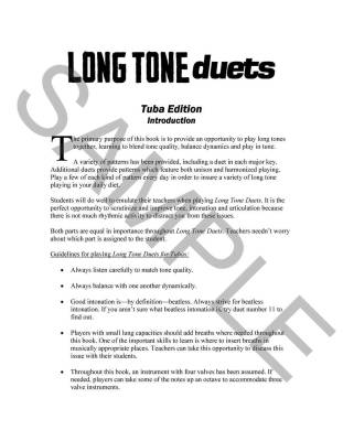Long Tone Duets for Tubas - Vining - Tuba - Book