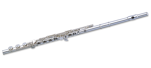 665RB-1RB - Quantz Series Silver Plated Flute - Inline G, B Foot, Open Holes
