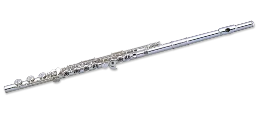 Pearl Flutes - 665RB-1RB - Quantz Series Silver Plated Flute - Inline G, B Foot, Open Holes