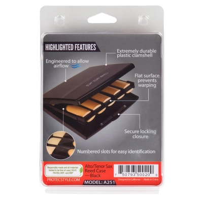 Saxophone Reed Case - Black