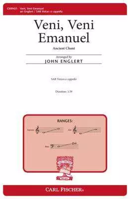 Veni, Veni Emanuel - Englert - SAB
