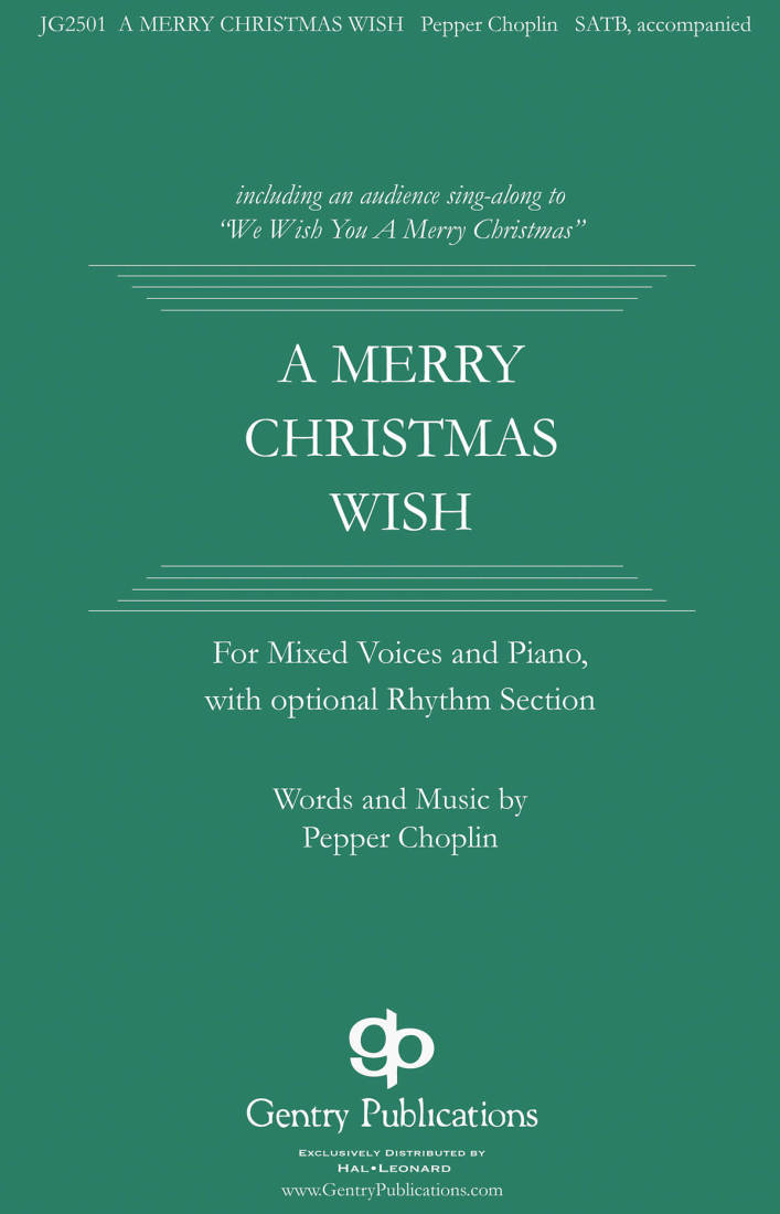 A Merry Christmas Wish - Choplin - SATB