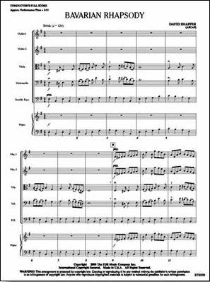Bavarian Rhapsody - Shaffer - String Orchestra - Gr. 3