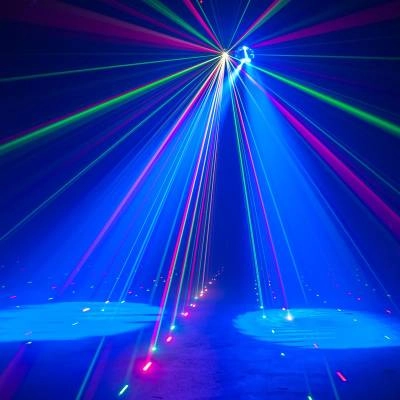 Stinger Gobo 3-in-1 Lighting FX w/Gobo, Wash and Red/Green Laser