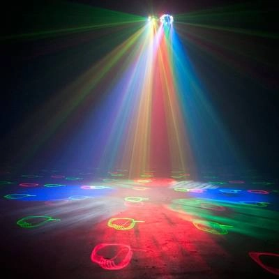 Stinger Gobo 3-in-1 Lighting FX w/Gobo, Wash and Red/Green Laser
