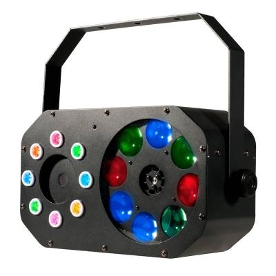Stinger Gobo 3-in-1 Lighting FX w/Gobo, Wash and Red/Green Laser