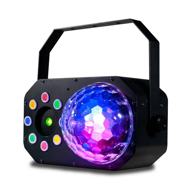 Stinger Star 3-in-1 FX Lighting with Starball, Wash and Red/Green Laser