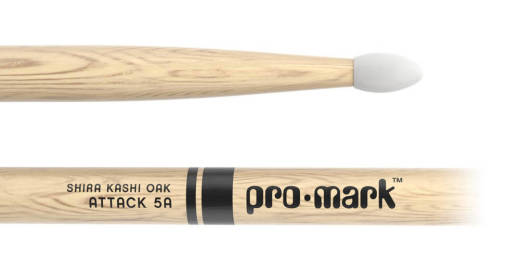 Promark - 5A Oak Drum Sticks with Nylon Tips