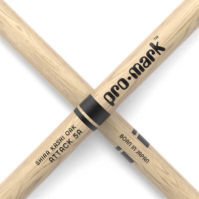 5A Oak Drum Sticks with Nylon Tips