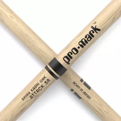 5A Oak Drum Sticks with Nylon Tips