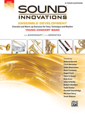 Alfred Publishing - Sound Innovations for Concert Band: Ensemble Development for Young Concert Band - Tenor Saxophone - Book
