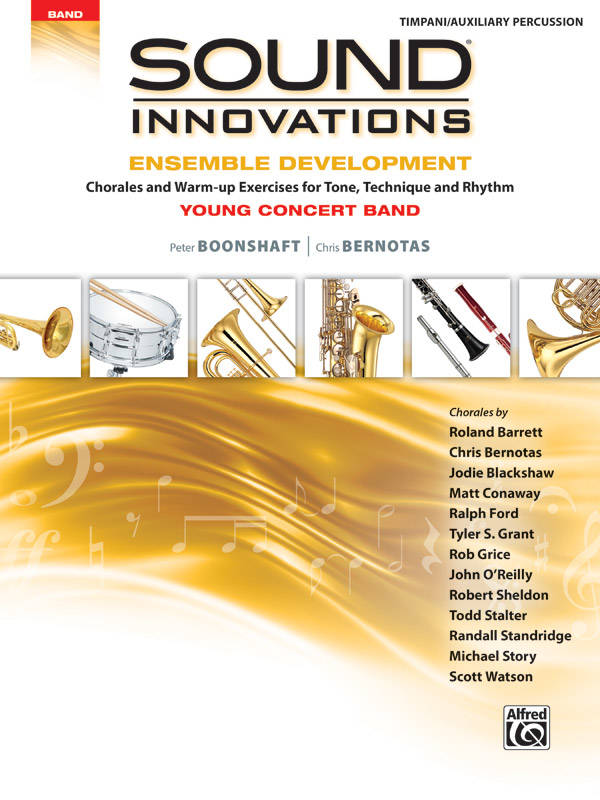 Sound Innovations for Concert Band: Ensemble Development for Young Concert Band - Timpani/Auxiliary Percussion - Book