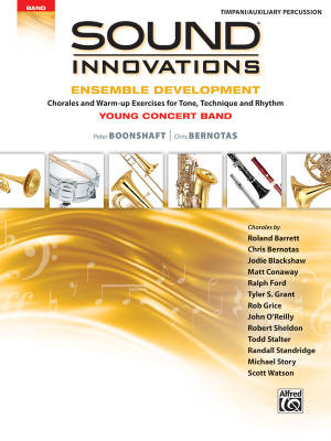 Sound Innovations for Concert Band: Ensemble Development for Young Concert Band - Timpani/Auxiliary Percussion - Book